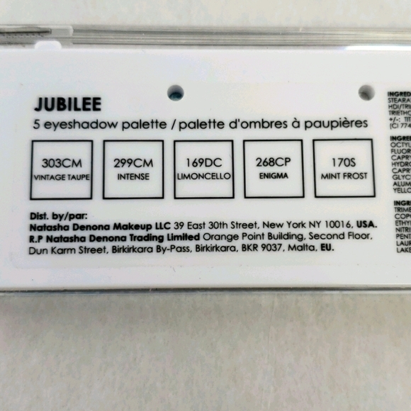 NATASHA Denona Jubilee 5 Eyeshadow Pallette NIB - Picture 2 of 8